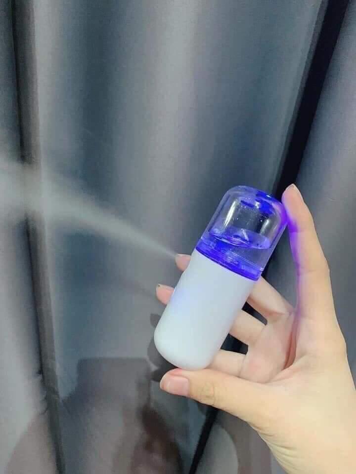 Máy Phun Sương Mini Cầm Tay Tạo Độ Ẩm Làm Mát Cấp Ẩm Cho Da Siêu Tiện Lợi 3C69