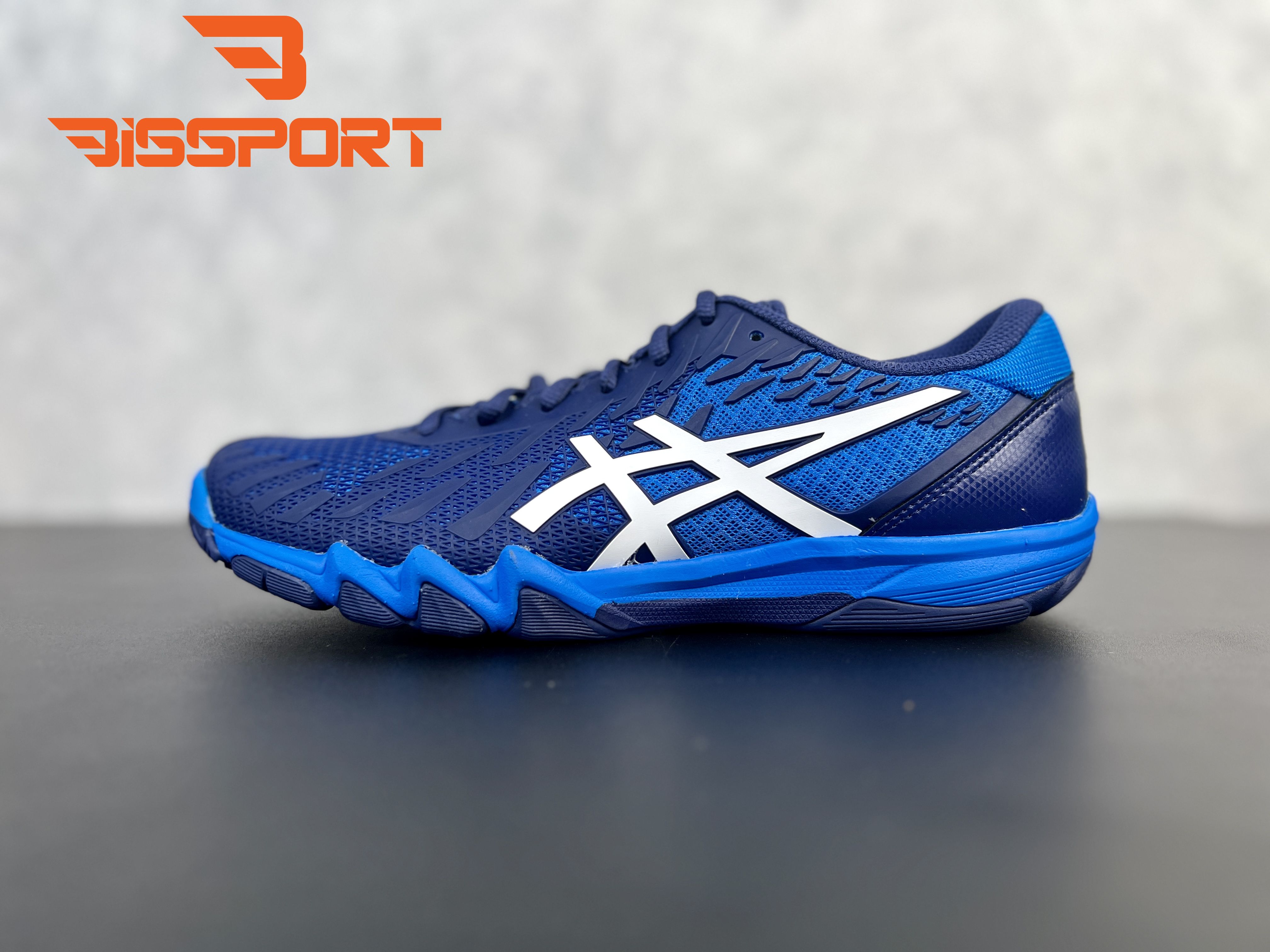 Giày Bóng Bàn Asics Bladelyte 4 Xanh Chính Hãng - Độ Đàn Hồi Và Ổn Định Tạo Cảm Giác Mềm Mại Dễ Chịu