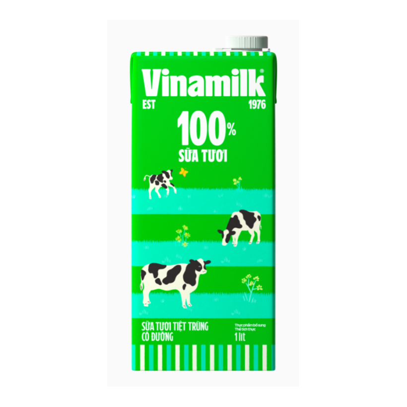 Sữa tươi Vinamilk hộp 1L