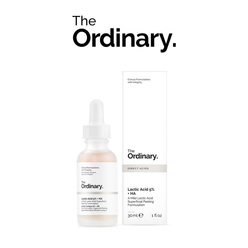 [HCM]Made in Canada The Ordinary Lactic Acid 5 - 10% + HA - Serum sáng da hỗ trợ giảm thâm 30ml