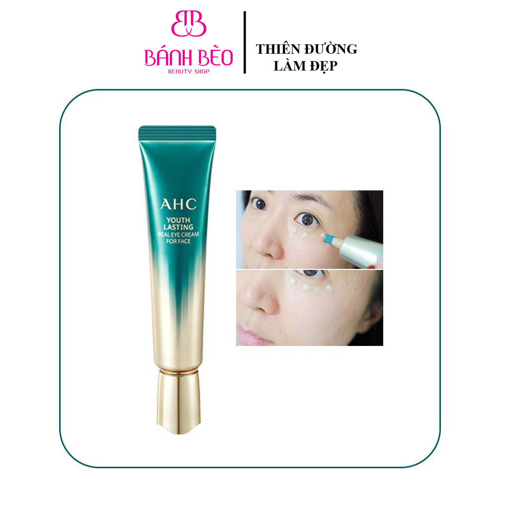 [Hcm]Kem Dưỡng Vùng Mắt Ahc Ageless Real Eye Cream For Face Mẫu Mới