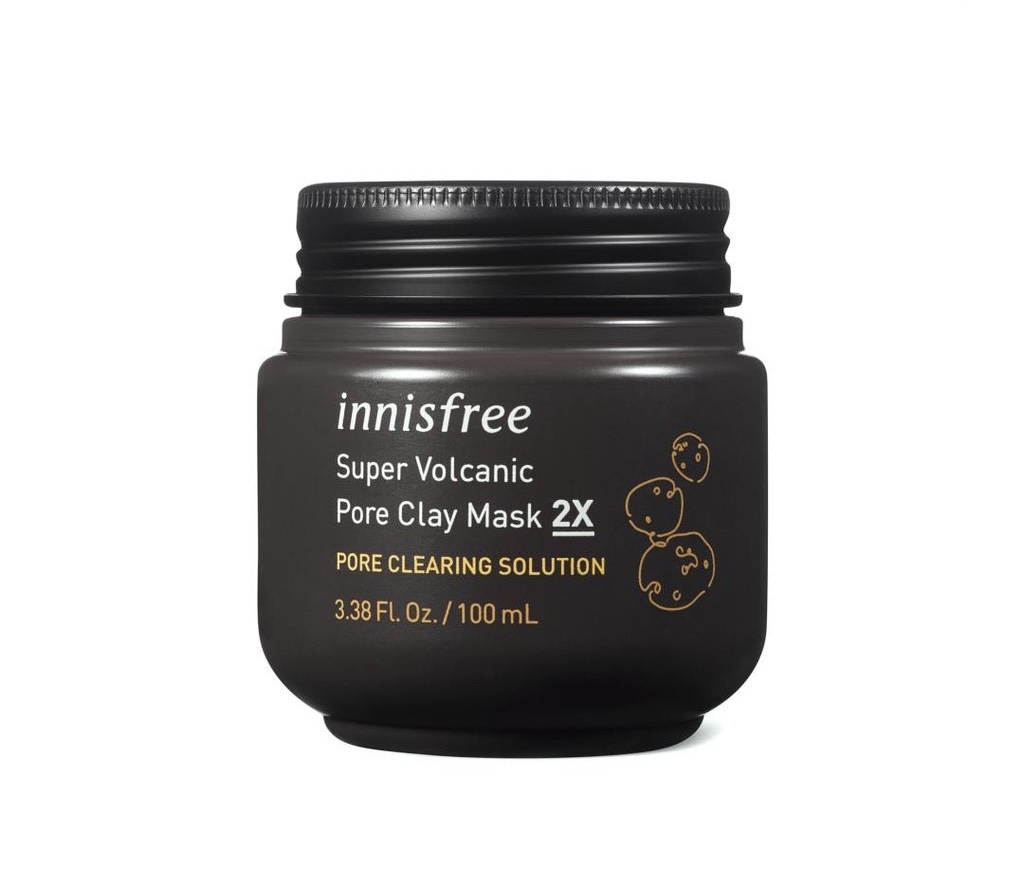 Siêu Mặt Nạ Chăm Sóc Lỗ Chân Lông Innisfree Super Volcanic Pore Clay Mask 2X 100Ml