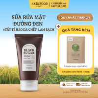 [COIN GIẢM THÊM 10%] - Sữa Rửa Mặt Đường Đen Tạo Bọt Tẩy Tế Bào Chết Black Sugar Scrub Foam 180ml