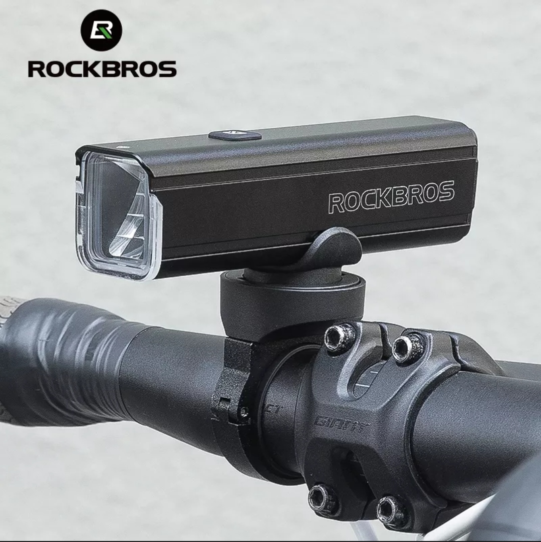 HCM Rockbros RHL1000 đèn LED xe đạp thể thao đèn pin cao cấp chính hãng sạc USB-C - Giao Nhanh 24H
