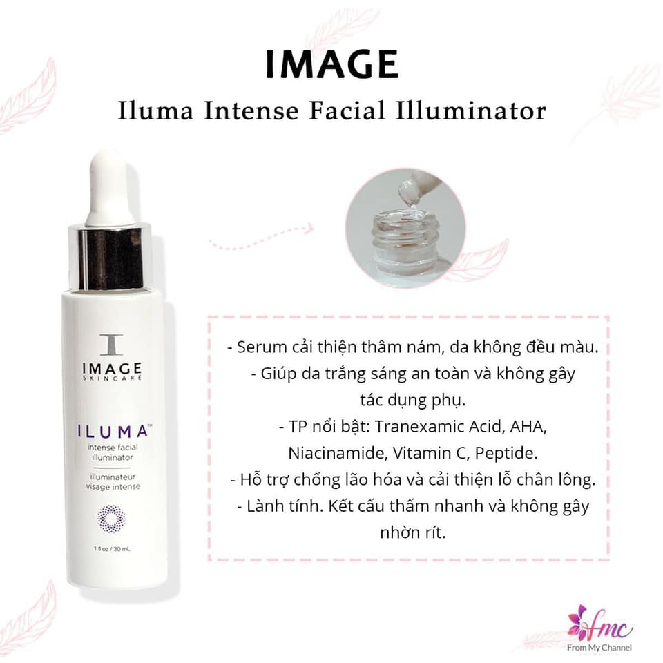 Serum Sáng Da Và Hỗ Trợ Mờ Thâm Image Iluma Intense Facial Illuminator 30Ml