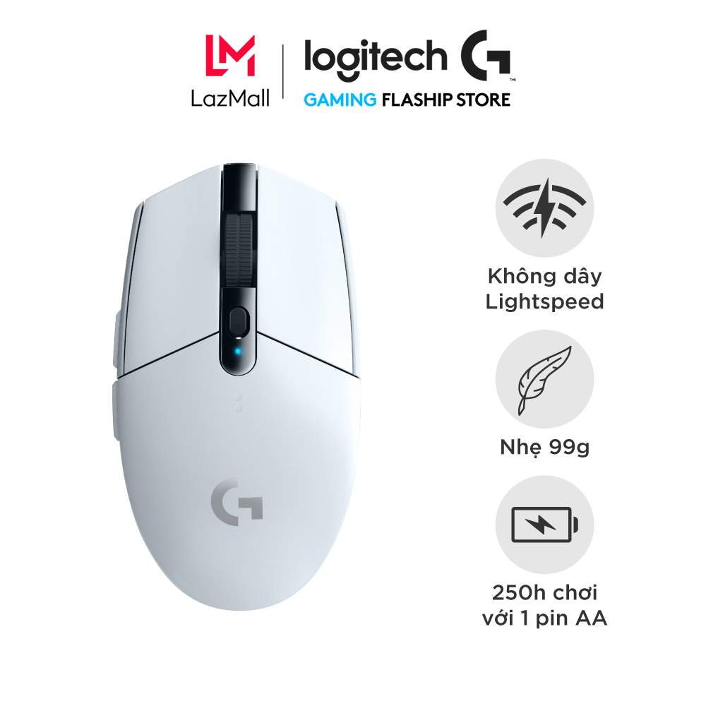 Chuột game không dây Lightspeed Logitech G304 - Cảm biến Hero 12k DPI nhẹ 6 nút lập trình on-board m