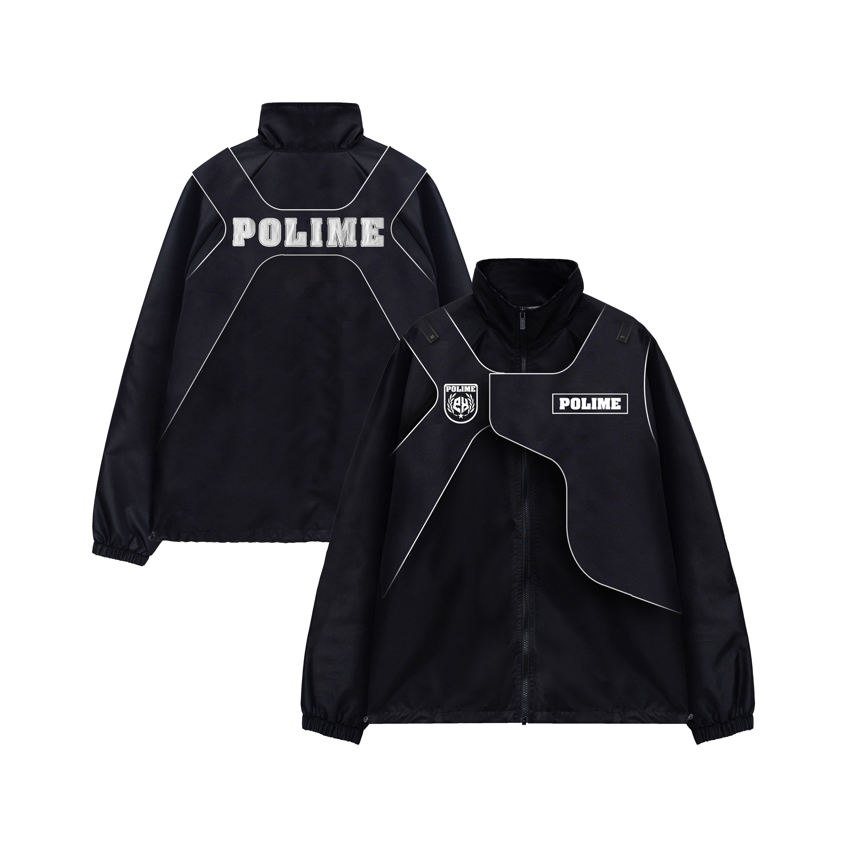 Áo khoác dù nam 3 lớp Anti-Racing Jacket áo gió big size nam nữ có lót trong phản quang khoác form rộng streetwear local brand PANDAX POLIME