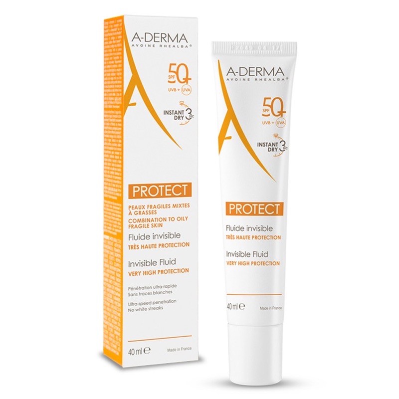 Kem Chống Nắng Aderma Protect Fluid Spf50+