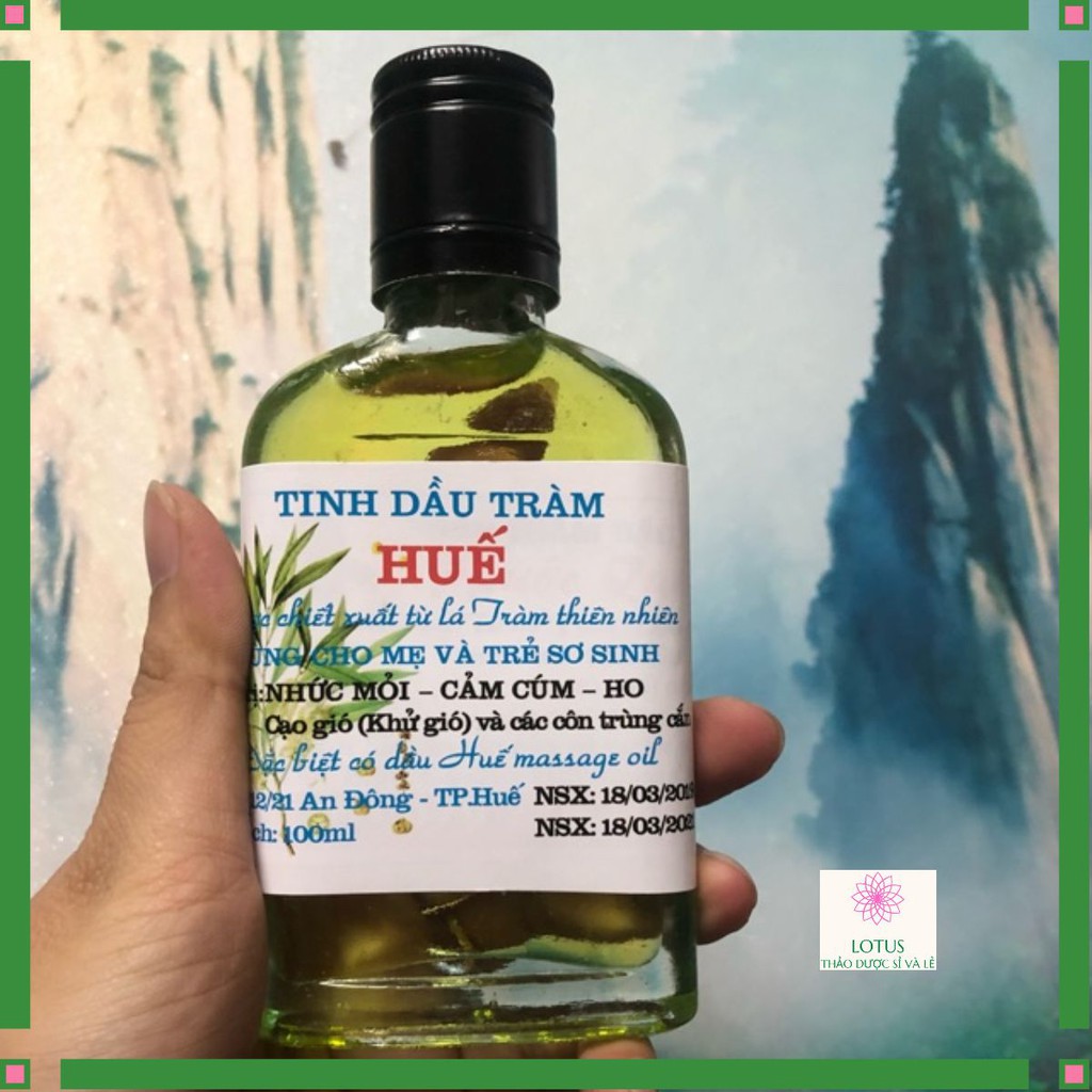 Tinh Dầu Tràm Huế 1 Chai 100 Ml Có Sẵn Lt106