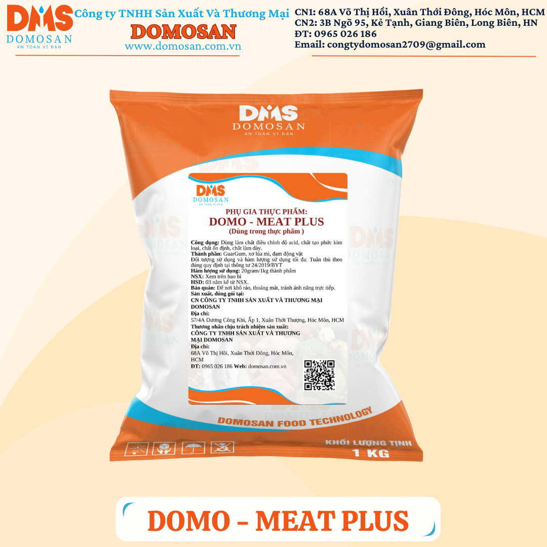 MEAT PLUS DÙNG LÀM CHẤT ỔN ĐỊNH CHẤT LÀM DẦY CHO SẢN PHẨM