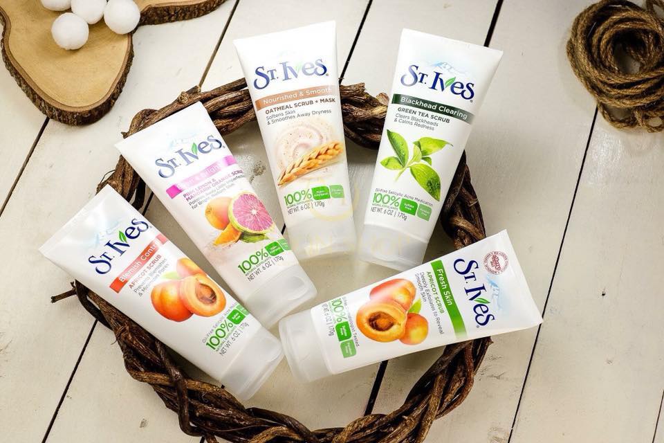 sữa rửa mặt tẩy da chết st.lves sữa rửa mặt tẩy da chết st.lves
