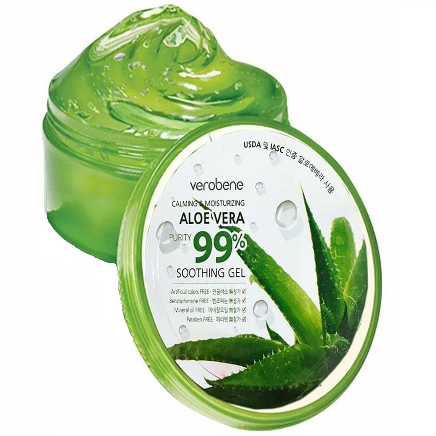 Geo Lô Hội Dưỡng Trắng Da Cấp Ấp Xóa Thâm Xạm Aloe Geo 99% Hàn Quốc 300Ml/Hộp - Hàng Chính Hãng