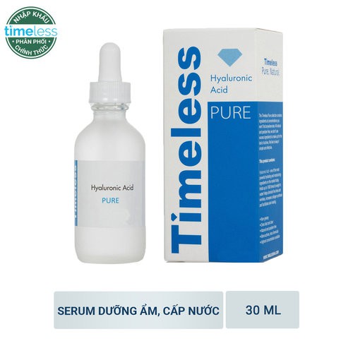 [Hcm]Serum Cấp Nước Timeless Hyaluronic Acid 100% Pure 30Ml