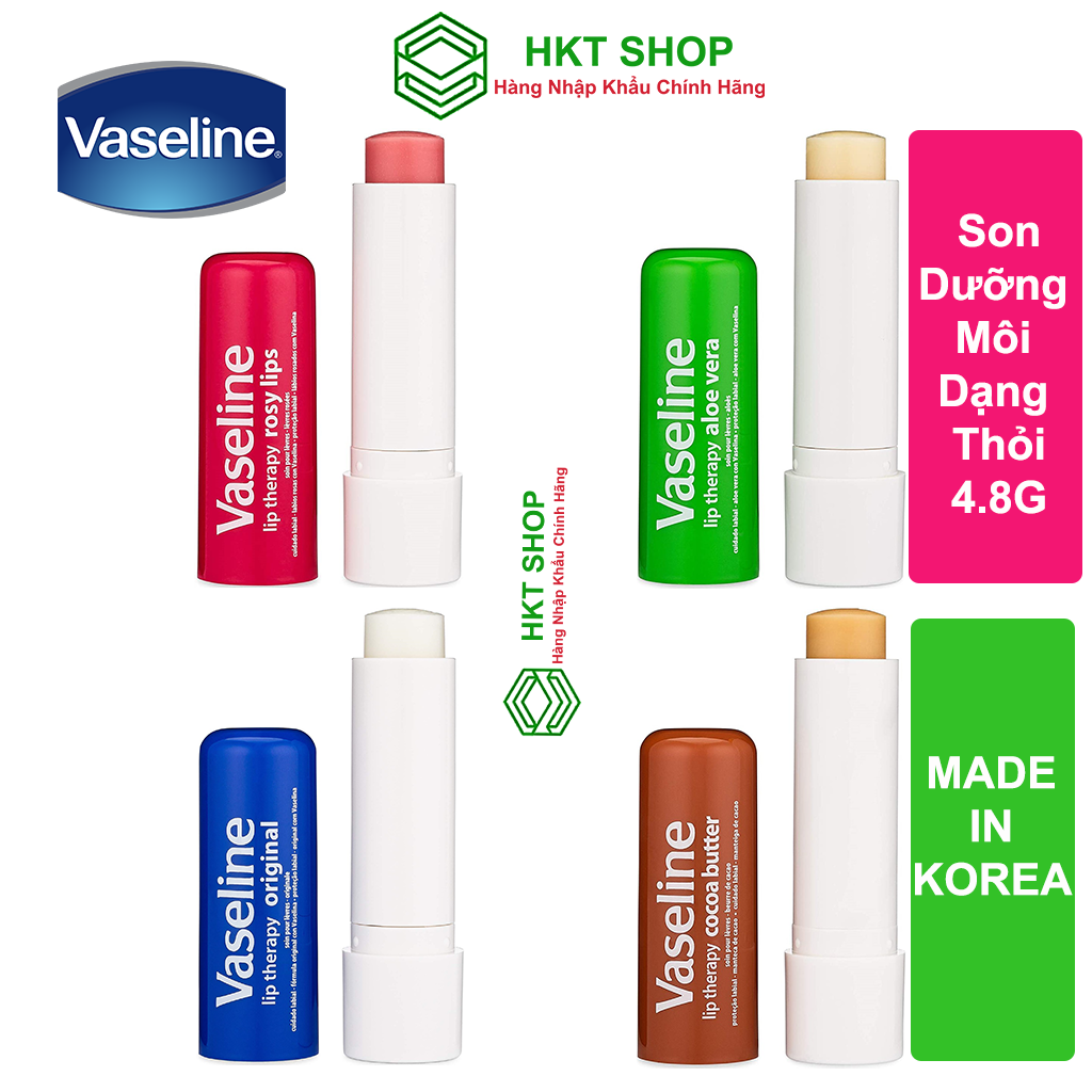 Son dưỡng môi Vaseline dạng thỏi Lip Therapy Stick 4.8G – HKT Shop Hàng Nhập Khẩu