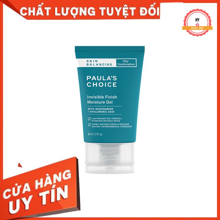 Kem Dưỡng Ẩm Kiểm Soát Dầu Cho Da Thoáng Mịn Paula’s Choice Skin Balancing Invisible Finish Moisture Gel 60Ml - Hy Beauty Shop