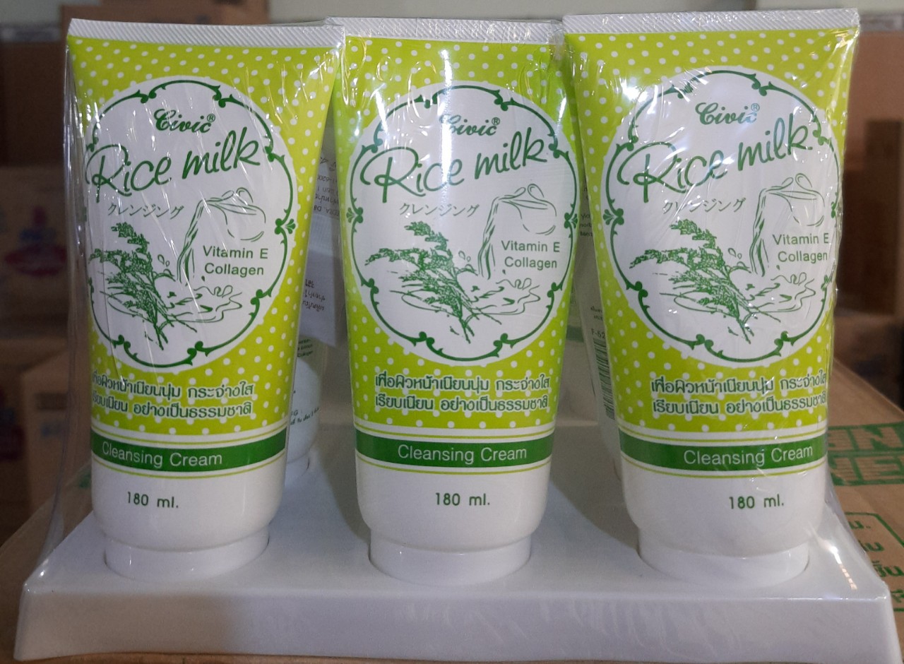 [HCM](KTT) Sữa rửa mặt tinh chất Sữa Gạo tupe 180 ml