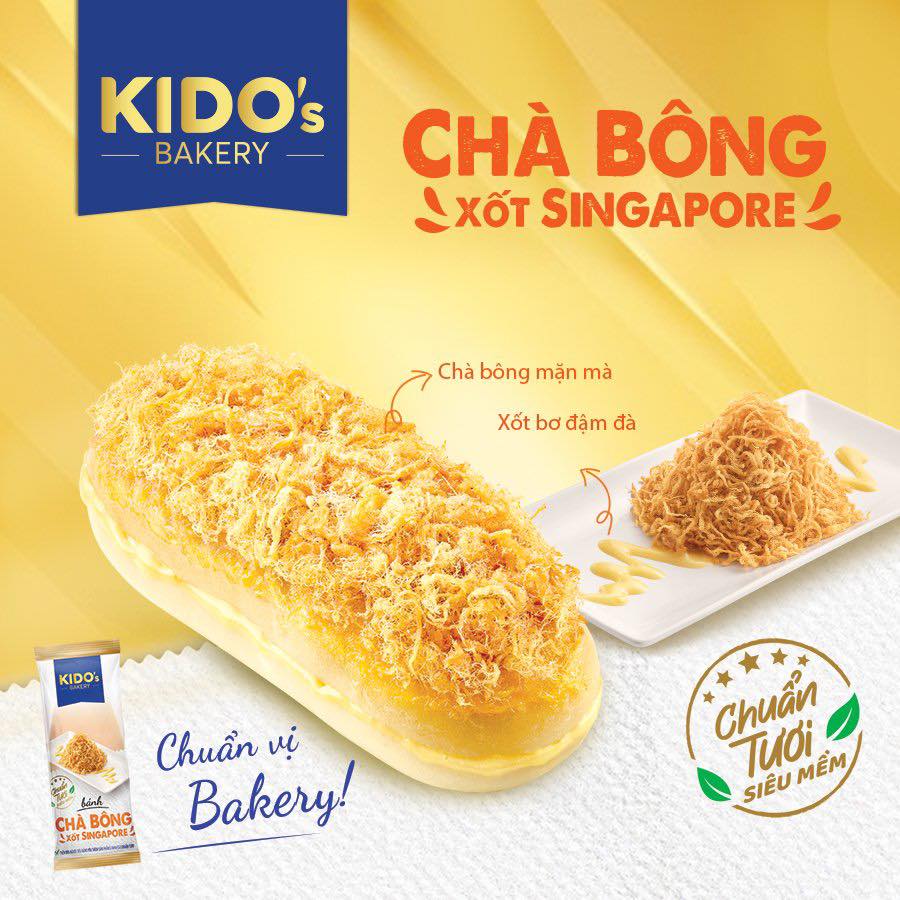 Combo 5 Cái Bánh Mì Tươi Chà Bông KIDO - TiiQii Shop