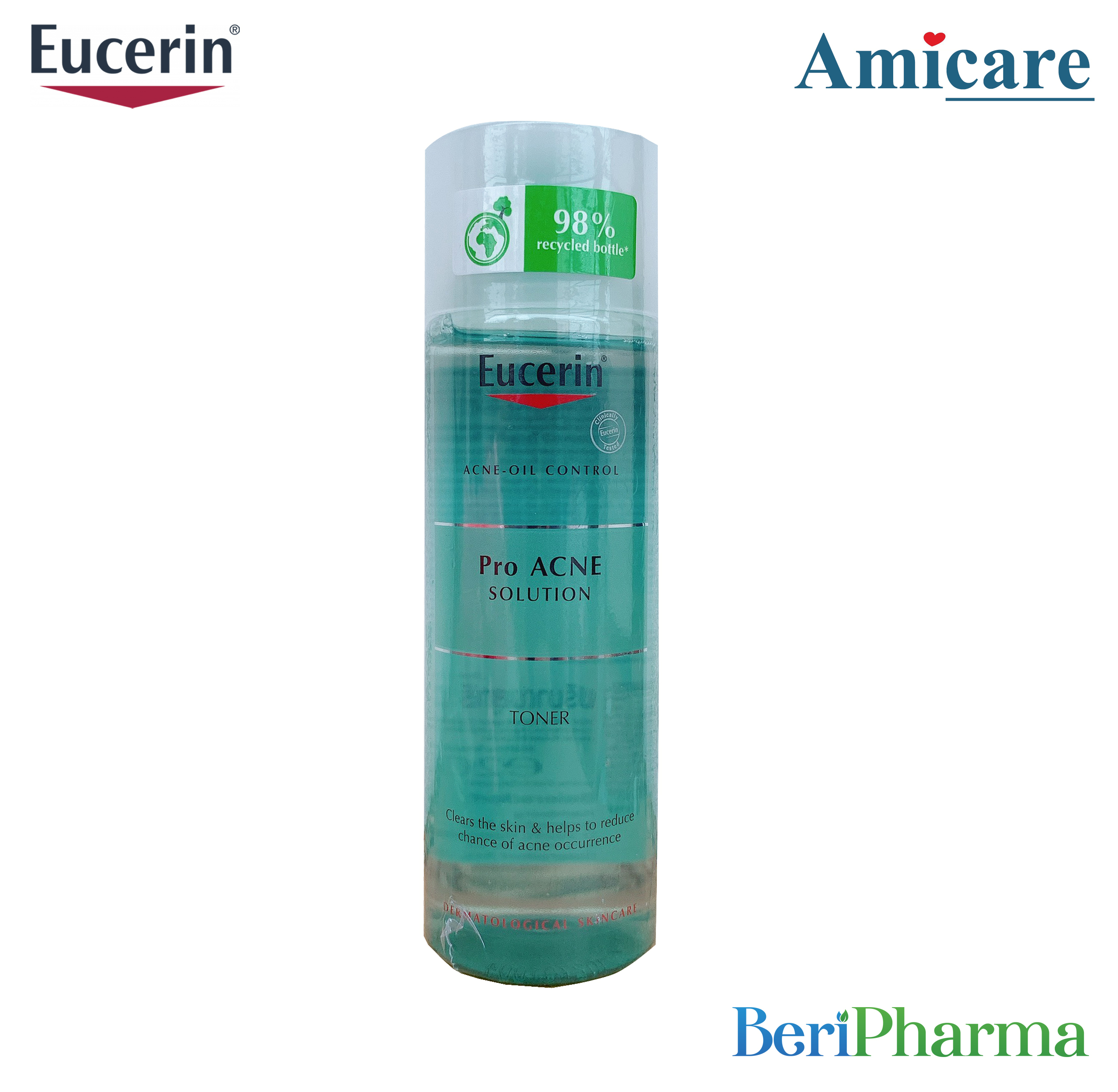 [HCM]Eucerin Nước Hoa Hồng Dành Cho Da Mụn Proacne Toner 200ml