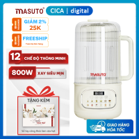 Máy Làm Sữa Hạt Masuto MSLovePlus 12L Thủy Tinh Chống Ồn Cường Lực Xay Hạt Nhuyễn Mịn Chống Trào 12 Chế Độ Nấu Bảo Hành 24 Tháng