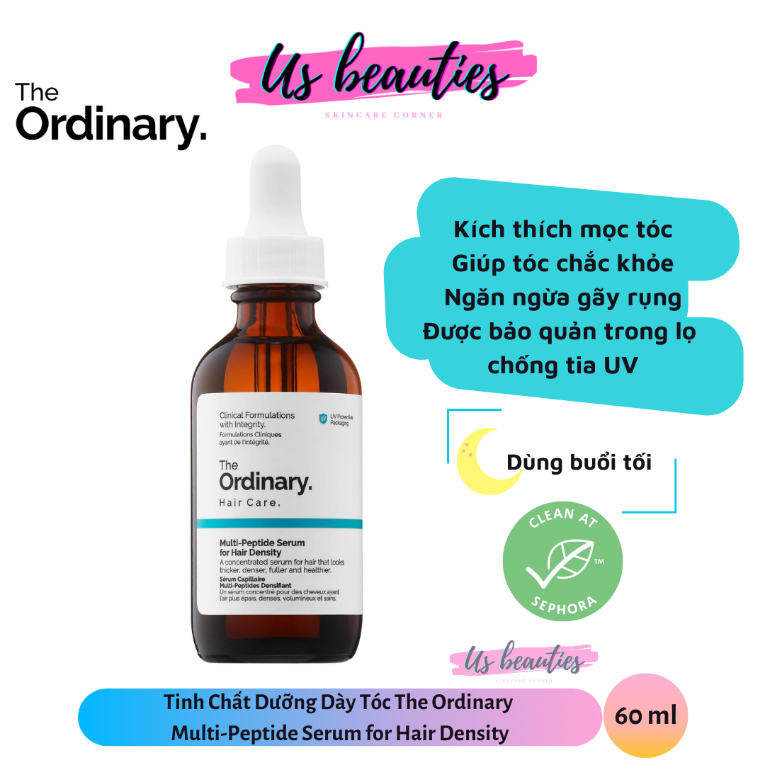 [HCM]Tinh Chất Dưỡng Dày Tóc The Ordinary Multi-Peptide Serum for Hair Density 60ml