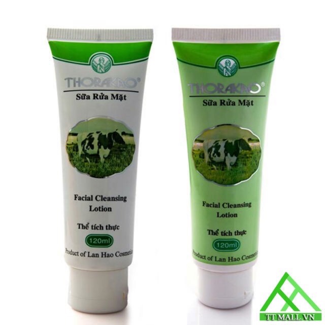 Sữa Rửa Mặt Thorakao Trắng Da Tinh Chất Sữa Bò 120ml