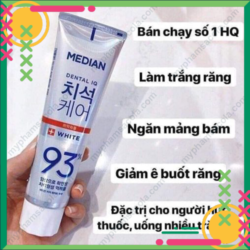 [Hcm]Kem Đánh Răng Median 93% Hàn Quốc - Trihai Shop