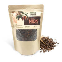 Cacao nibs CACAOMI hạt cacao 100% nguyên chất rang mộc tự nhiên hỗ trợ giảm cân ăn kiêng ăn chay healthy dùng kèm granola ngũ cốc salad 500g