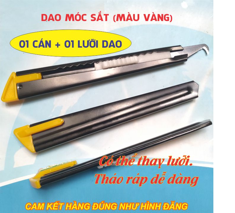 [HCM]DAO MÓC SẮT CẮT CHỈ SỢI - CÁN ĐEN