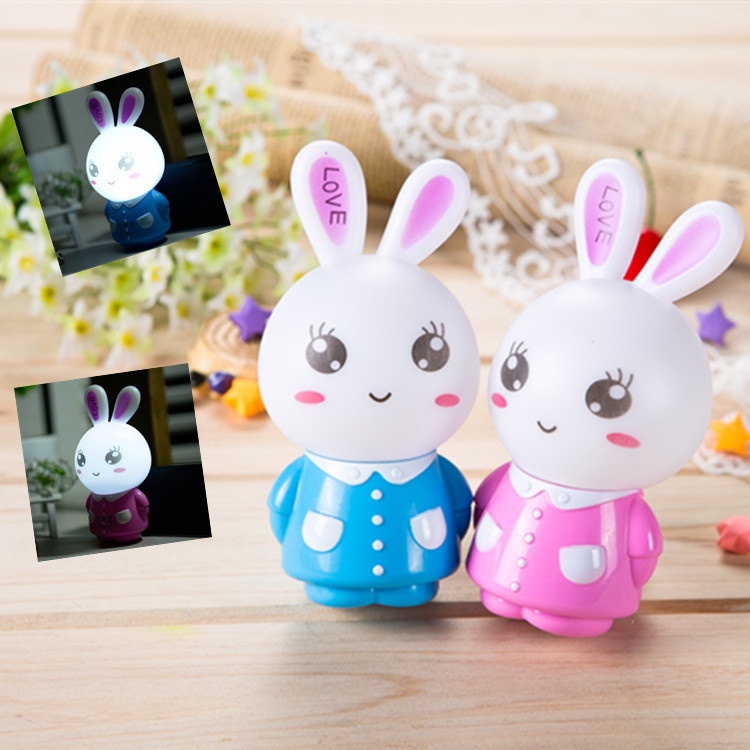 Đèn ngủ thỏ râu cắm dễ thương 😍 Đèn trang trí đầy màu sắc 😍 Tiết kiệm điện năng