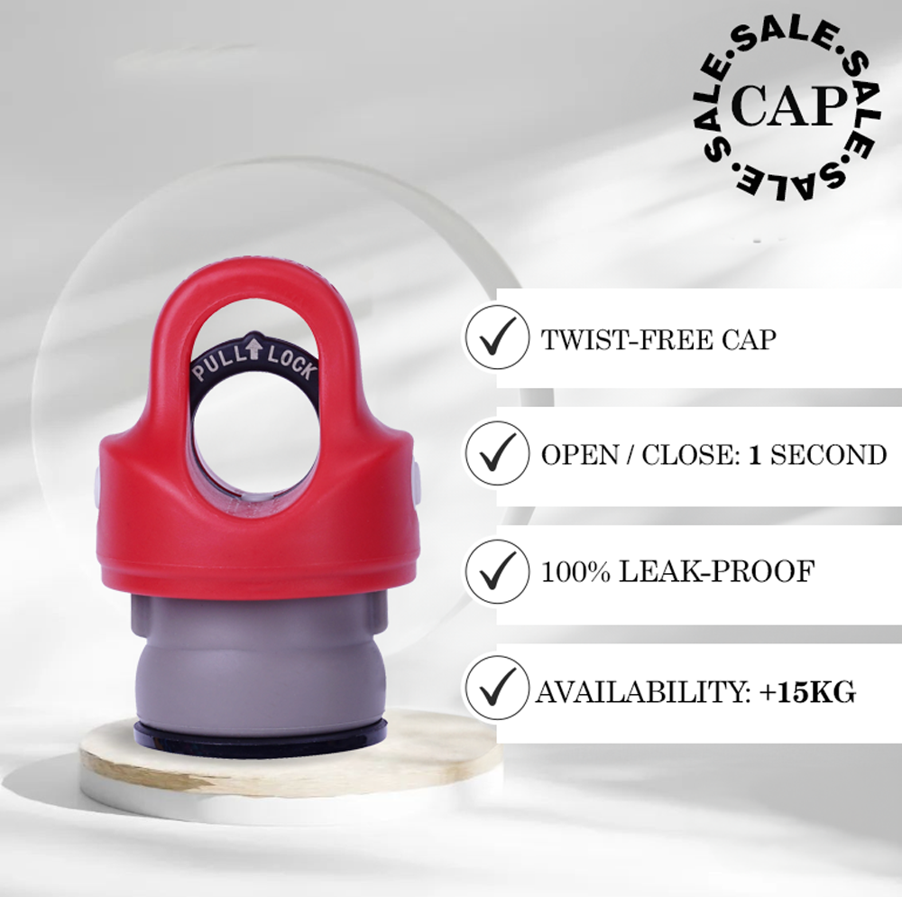 Nắp bình giữ nhiệt Gozen công nghệ Revomax USA cấu tạo 3 lớp nguyên khối từ slicone cao cấp an toàn 