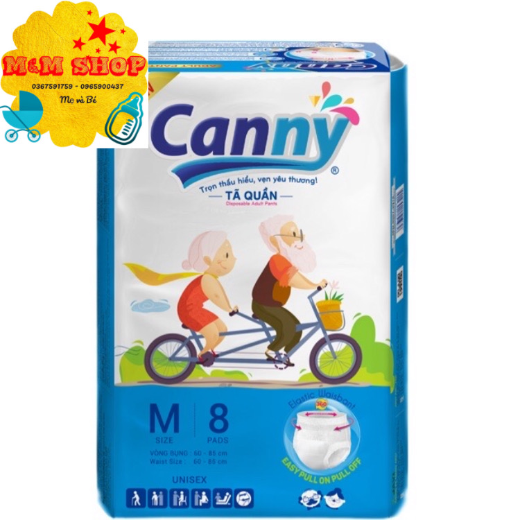 [Hcm]Combo 2 Gói Tã Quần Người Lớn Canny Size M8/L7