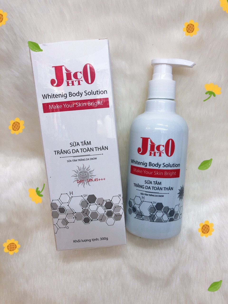 [Hcm]Sữa Tắm Trắng Da Toàn Thân Jico Ht Whitening Body Solution