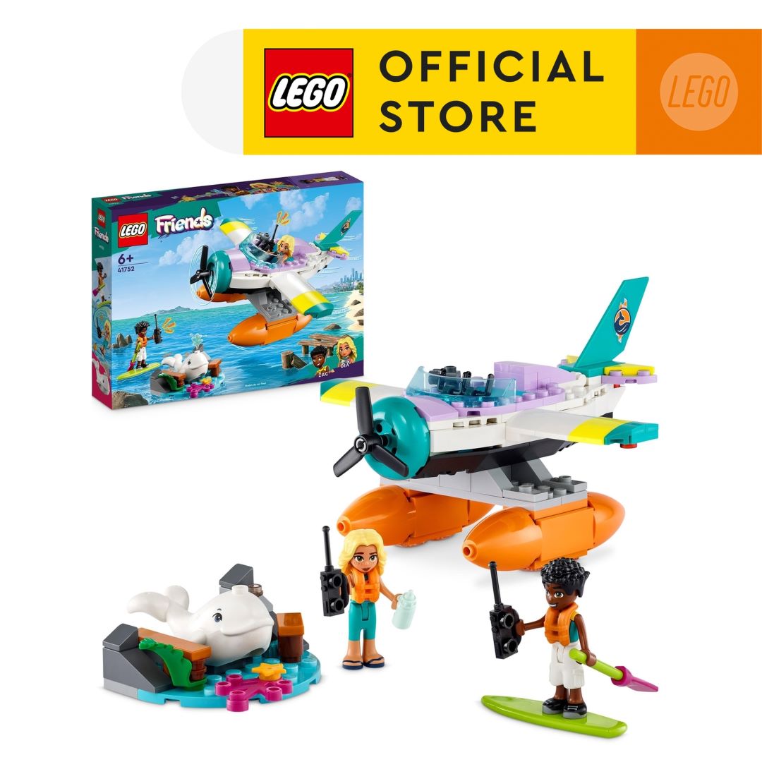 LEGO Friends 41752 Đồ chơi lắp ráp Máy bay giải cứu sinh vật biển (203 chi tiết)