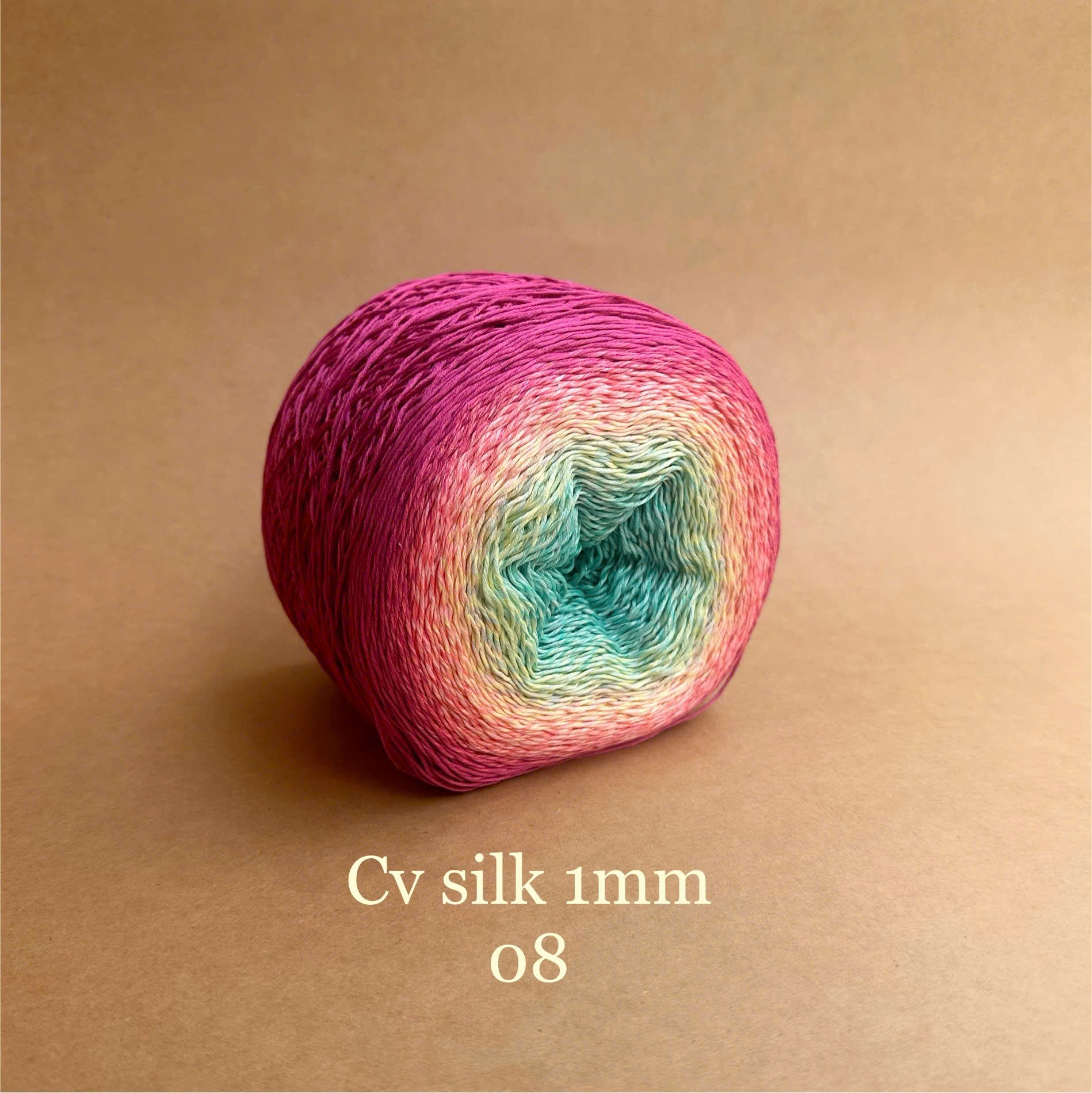 Cầu vồng Silk 1mm 300g Chouihandmade đan móc áo váy khăn