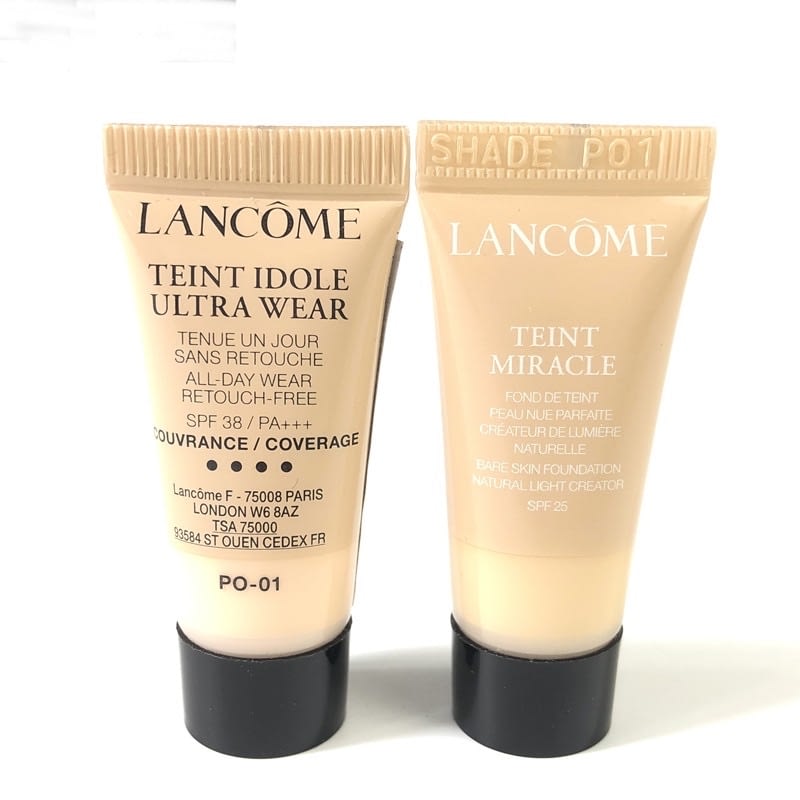 [Hcm][Mini Size 5Ml] Lancome Kem Nền P - 01 Teint Idole Ultra Wear Căng Bóng Mịn Màng