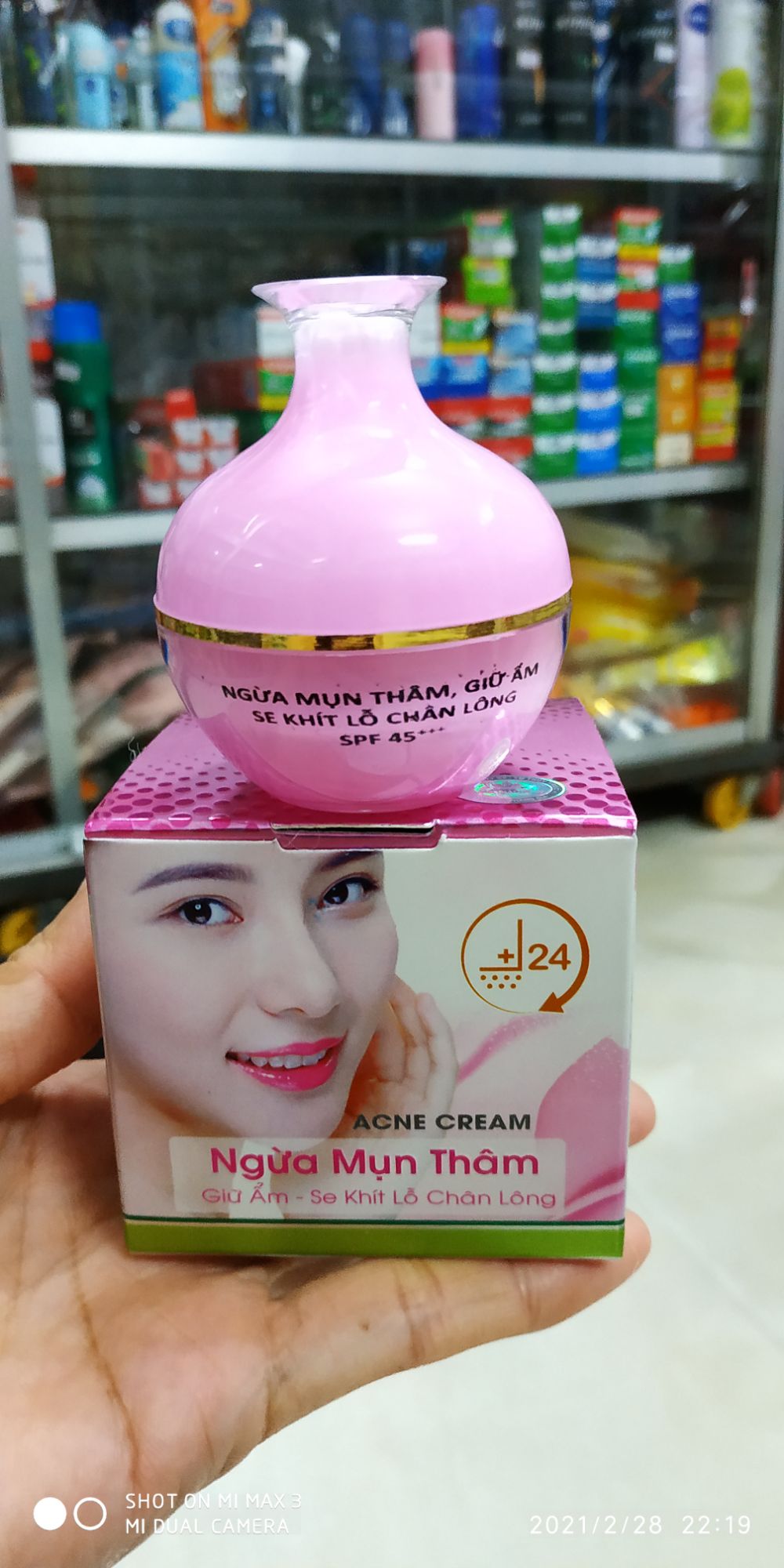 [HCM]KEM NGỪA MỤN THÂMGIỮ ẨMSE KHÍT LỖ CHÂN LÔNG"MIỀN THẢO MỘC"10GR