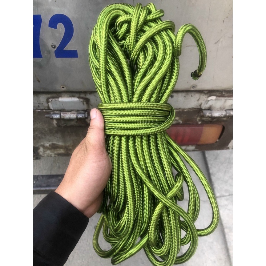 2KG Dây dù tròn loại 5mm-8mm-10mm ( 100 - 135m) dây dù xanh giá rẻ bền đẹp