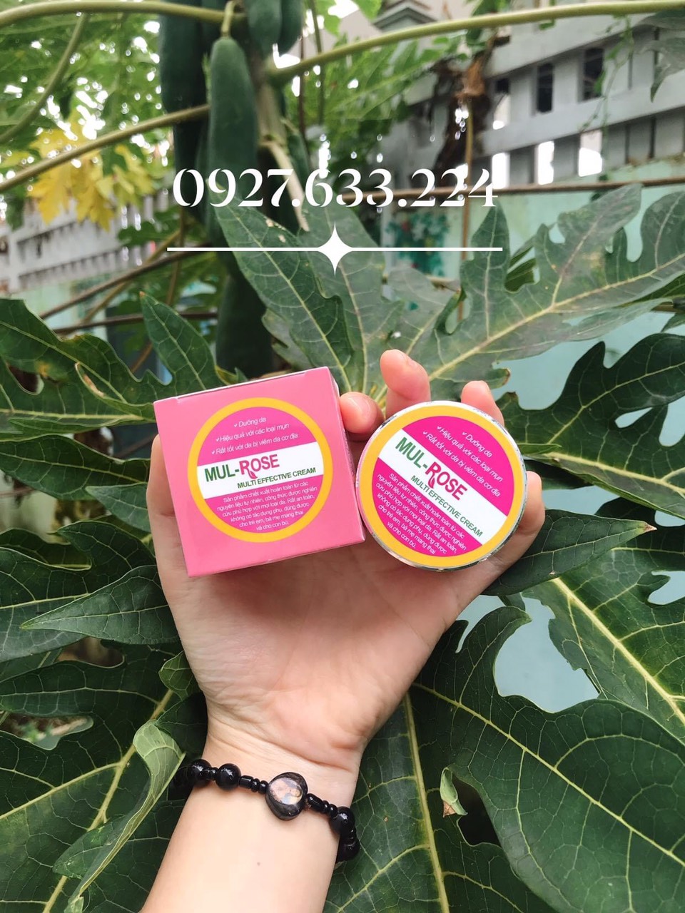 Kem bôi da mulrose viêm da cơ địa  rạn da  kem nghệ mul rose hết mụn  nứt gót chân 30gr - Kem mul rose