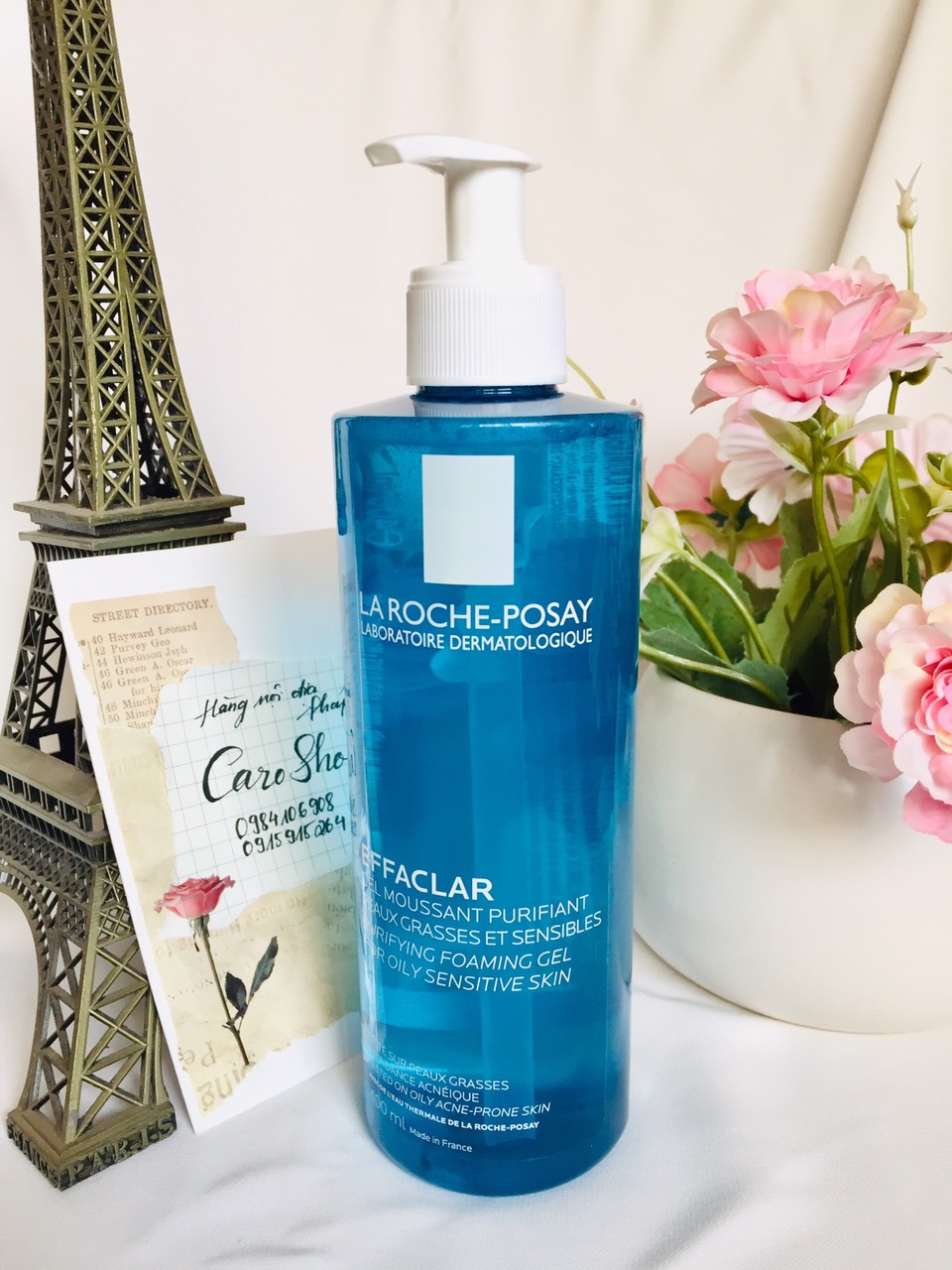 [Nội Địa Pháp] Sữa Rửa Mặt La Roche Posay Cho Da Dầu Nhạy Cảm Gel Moussant Purifiant 400Ml