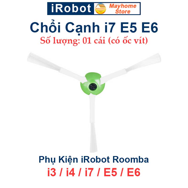 Phụ kiện Robot Hút Bụi iRobot Roomba i3 i4 i7 E5 E6. Đôi chổi lăn bộ lọc hepa chổi cạnh túi đựng bụi