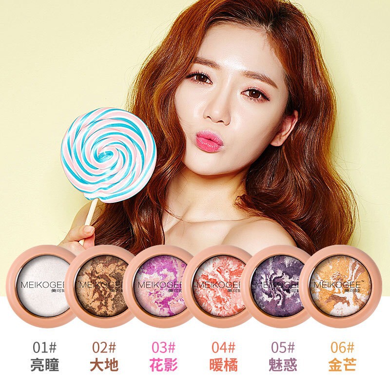 Phấn Mắt Nhũ 4 Line Meikogee