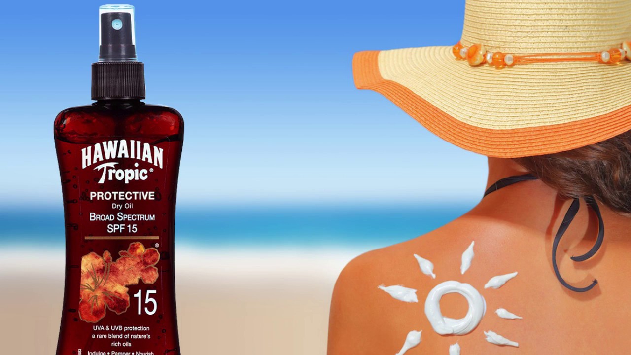 Dầu Tắm Nắng & Bảo Vệ Da Hawaiian Tropic Sunscreen Protective Tanning Dry Oil Sunscreen Spray Spf 15 236Ml (Mỹ)