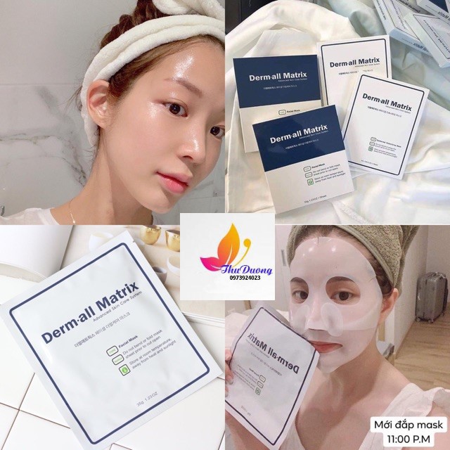 Mặt nạ Derm All Matrix Facial Dermal-Care Mask (35G)|#1 miếng đảm bảo cung cấp các sản phẩm đang được săn đón trên thị trường hiện nay