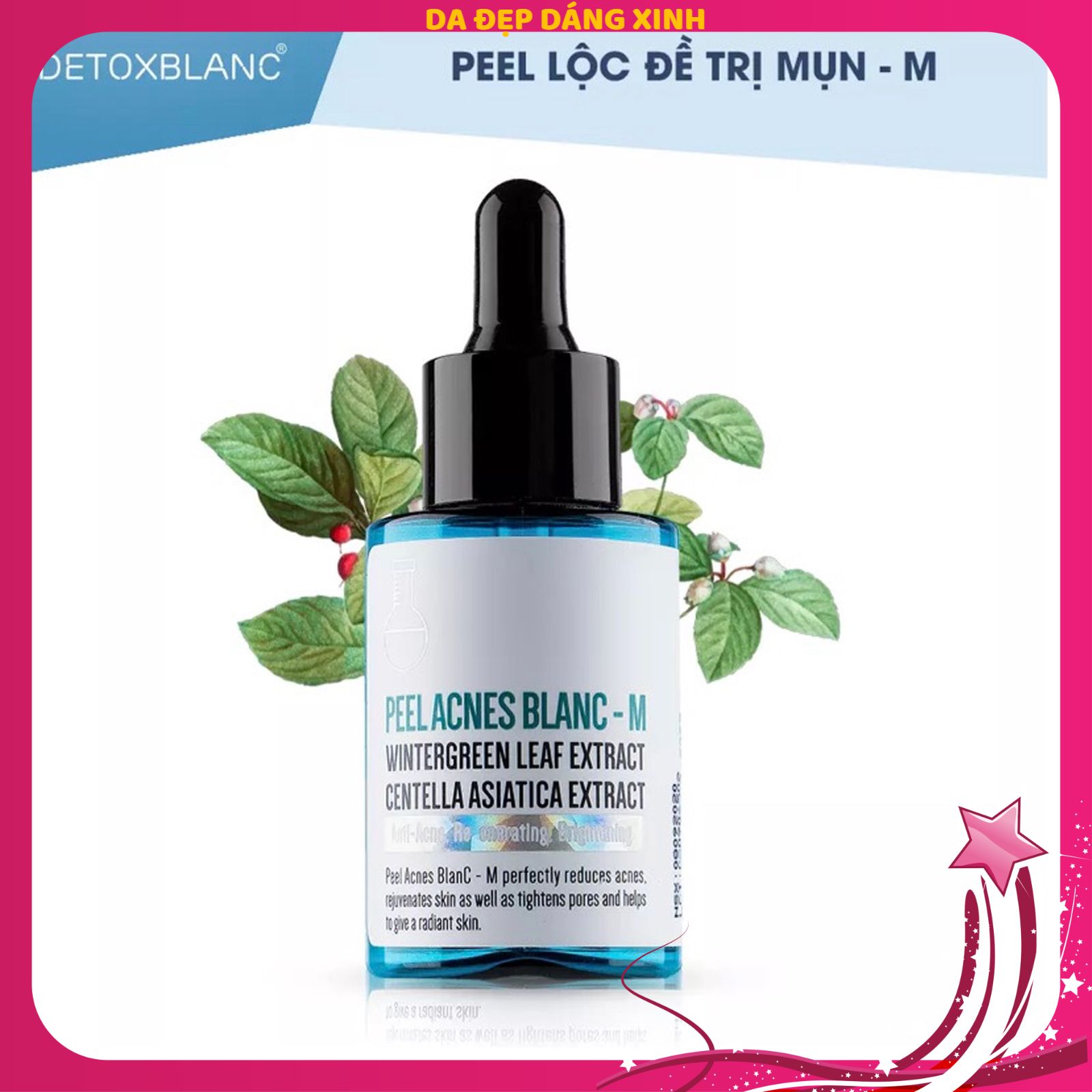 Serum Ngừa Mụngiảm Thâm Và Phục Hồi Da Detox Blanc - Peel Acnes Blanc - M