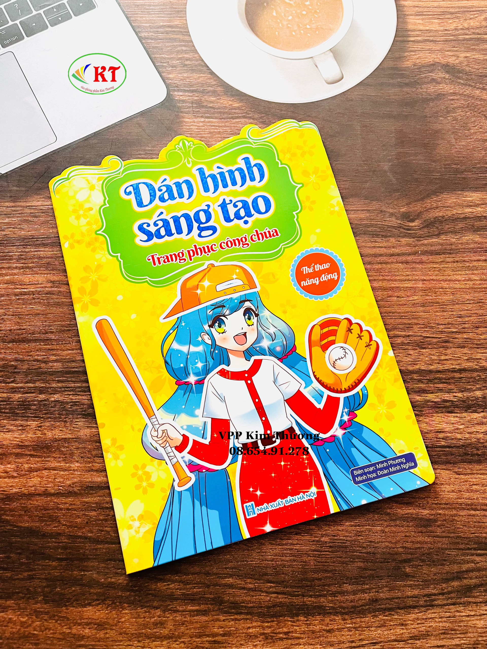 Bộ tranh bóc dán sticker sáng tạo thay đồ công chúa búp bê cho bé gái