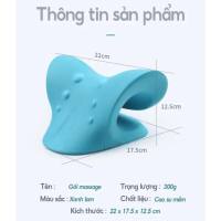 Gối Massage Cổ Vai Gáy Cao Su Non – Thư Giãn Giảm Đau Bấm Huyệt Giải Nén Cột Sống
