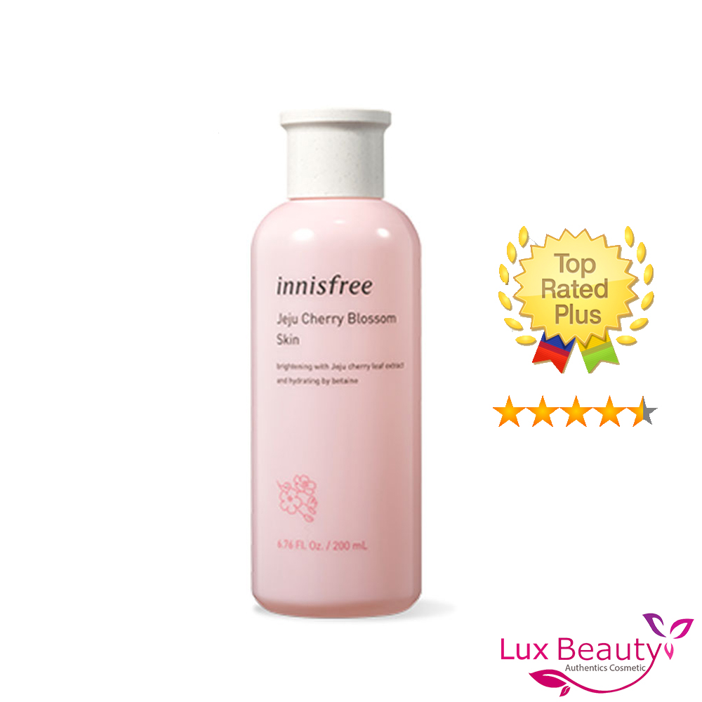 Nước Hoa Hồng Innisfree Cherry Blossom Skin (200 Ml)Dưỡng Trắng Da Cấp Ẩm