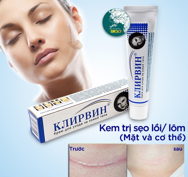 Kem Mờ Thâm Mờ Sẹo Klivin Cream Nga Giúp Làn Da Căng Mịn Trắng Sáng Liền Sẹo An Toàn Khi Sử Dụng