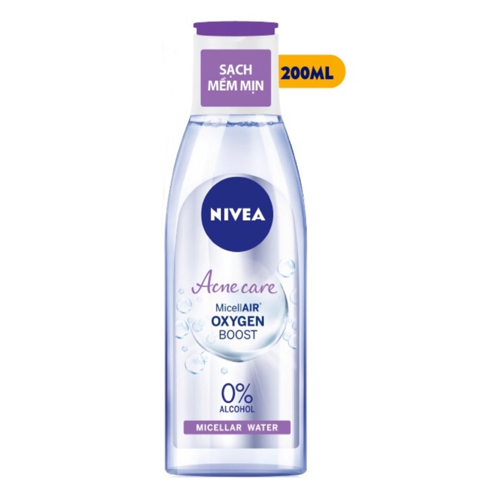 Nước Tẩy Trang Nivea Acne Care Make Up Clear Micellar Water (200Ml)