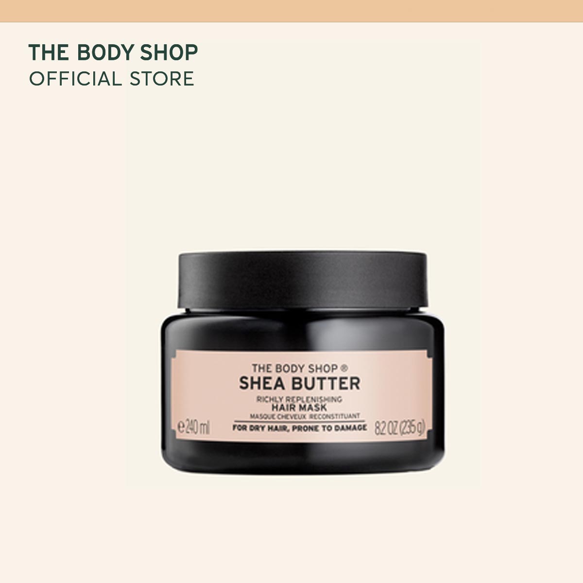 Kem Ủ Tóc Bơ Hạt Mỡ SHEA BUTTER INTENSE REPAIR HAIR MASK 240ML The Body Shop